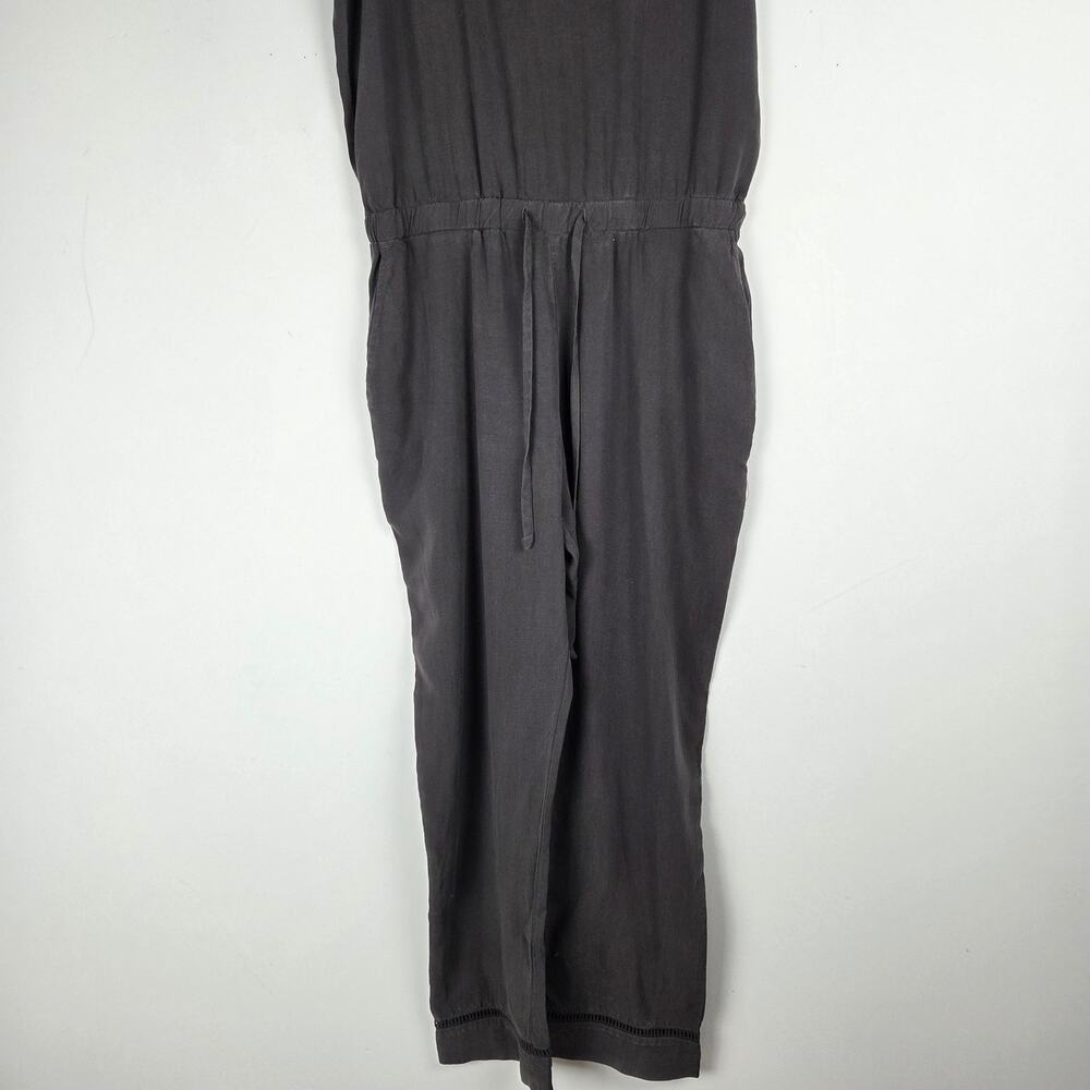 Anthropologie Cloth & Stone Charcoal Gray Sleeveless‎ Julianna Jumpsuit Size M - Picture 5 of 11